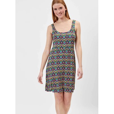 Robe imprimée rétro Ecovero DANETTE PRINCESSE NOMADE