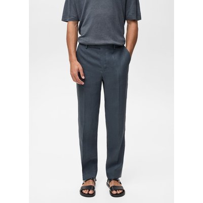 Pantalon 100 % lin droit MANGO MAN
