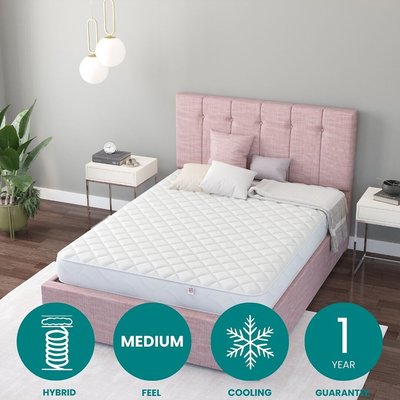 Aspire Essentials Diamond Cool-Touch Memory Foam Hybrid Mattress ASPIRE