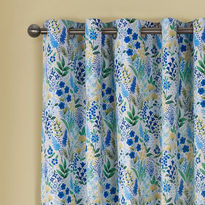 Tilly Floral Fully Reversible Eyelet Curtains CATHERINE LANSFIELD