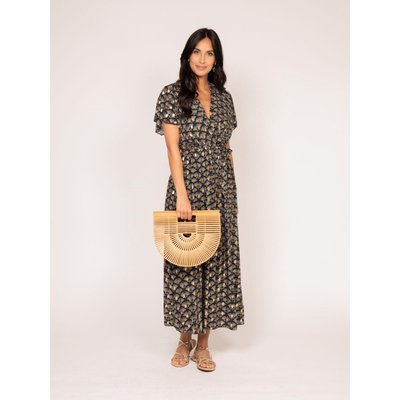 Robe Longue Motifs Irabo DONA LISA