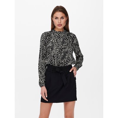 Blouse imprimée, col montant ONLY