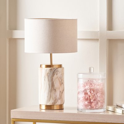 Stone Effect Ceramic Table Lamp SO'HOME