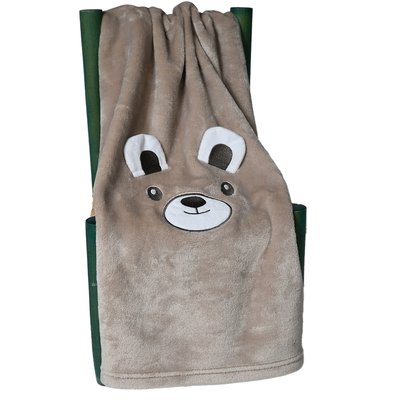 Plaid polaire doux & chaud BABY KOMO BOBBY L'OURS SENSEI MAISON