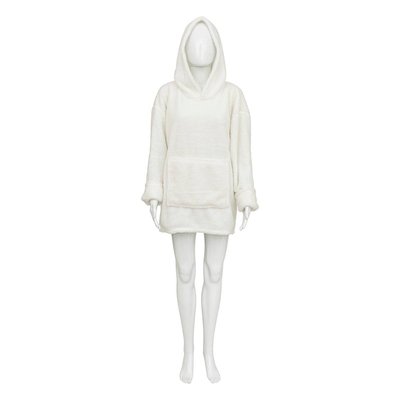 plaid sweatshirtshirtshirt capuche flanelle TEDDY ATMOSPHERA