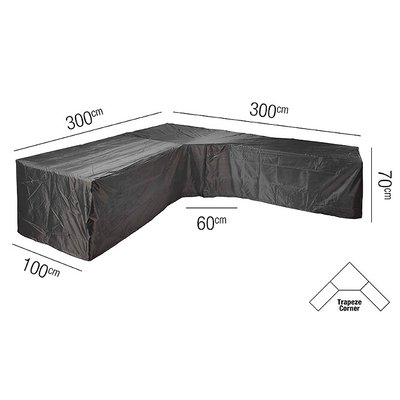 Garden Trapeeze Lounge Set Cover 300x300x100x70cm AEROCOVER