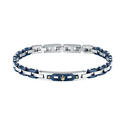 Bracelet acier, or, céramique CERAMIC GOLD MASERATI