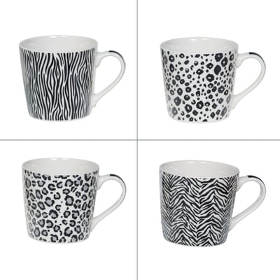 Coffret de 4 mugs Savane 40 cl - SAVANE TABLE PASSION