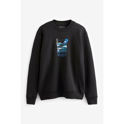 Sweat ras du cou imprimé a manches longues NEXT