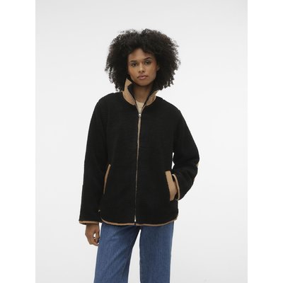 Manteau peluche noir La Redoute