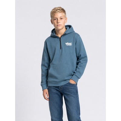 Sweat à capuche demi-zip millpark PETROL INDUSTRIES