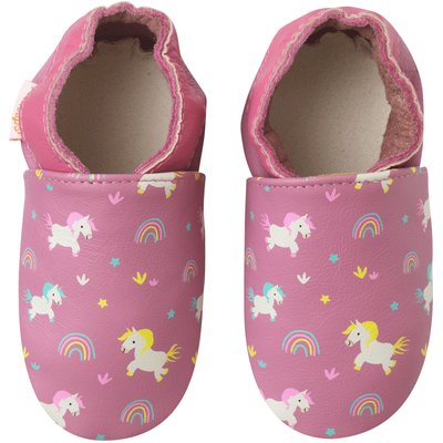 CHAUSSONS BÉBÉ CUIR SOUPLE LOLA LES LICORNES-20-21 TICHOUPS