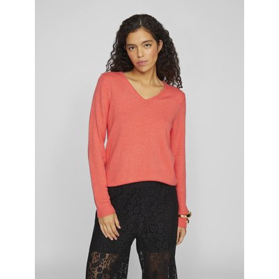 Pull col v en fine maille VILA
