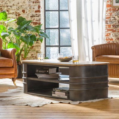 Table basse en métal  LOCKER MADE IN MEUBLES 