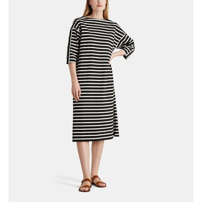 Robe Longue Audierne Marinière Coton GALERIES LAFAYETTE
