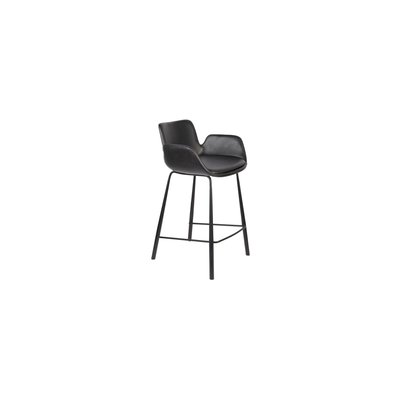 Chaise de comptoir en cuir PU BRIT LL ZUIVER
