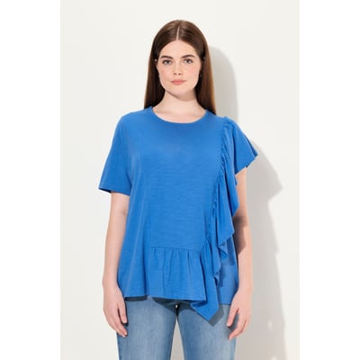 T-shirt en coton bio. Col rond ULLA POPKEN