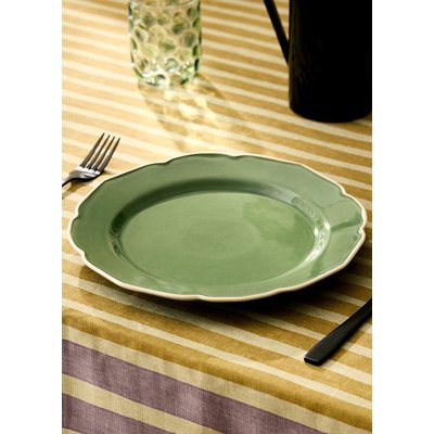 Assiette creuse grès ondulé MANGO HOME