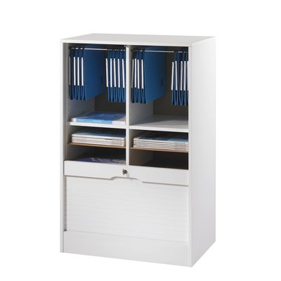 Classeur à rideau double H108 cm CAMIF