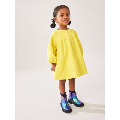 Robe jaune et bleu marine cheap