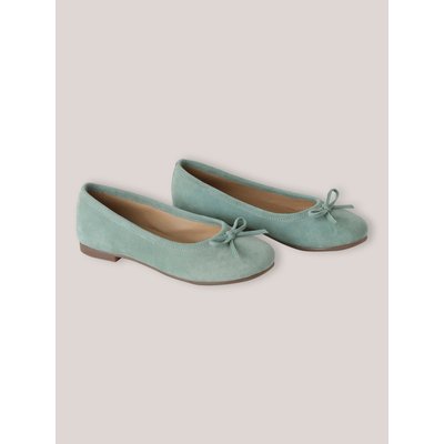 Ballerines en cuir suédé CYRILLUS