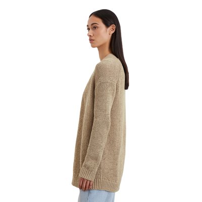 Cardigan loose en mélange de coton organique MARC O'POLO
