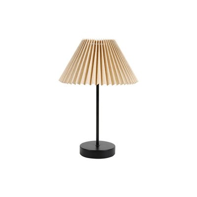 Lampe métal lin plissé Aurélia DECORATIE