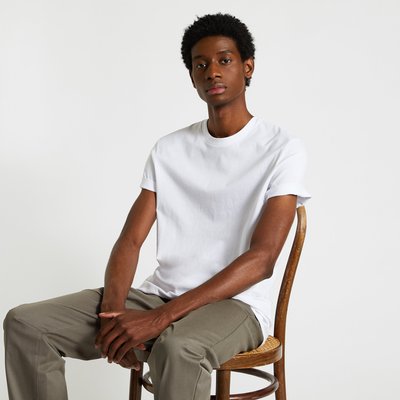 T-shirt col rond et manches courtes en coton BIO MONOPRIX