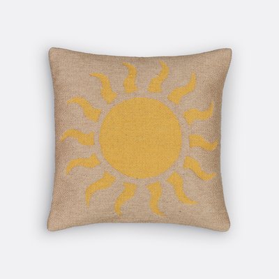 Housse de coussin en jute, Solis LA REDOUTE INTERIEURS