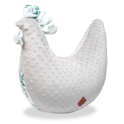 Coussin d'allaitement Poule en minky EUCALYPTUS SEVIRA KIDS