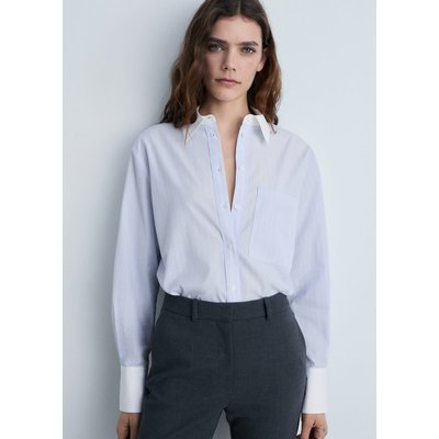 Chemise combinée en coton mélangé MANGO