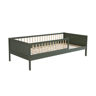 Lit enfant 90 x 190 cm pin naturel sommier à lattes inclus ELIO SWEEEK