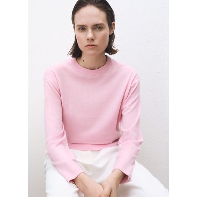 Pull-over laine mélangée col rond MANGO