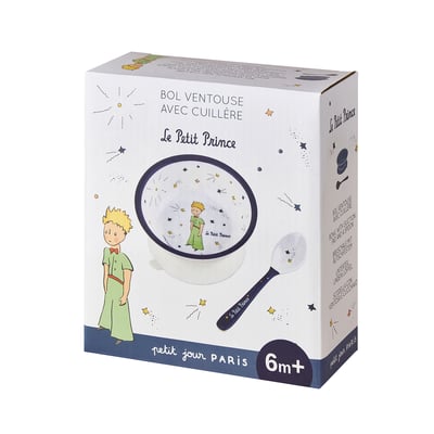 Bol ventouse avec cuillère LE PETIT PRINCE PETIT JOUR