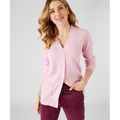 Cardigan rose pale femme La Redoute