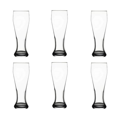 Lot de 6 verres à bière 40cl, BRASSEUR NOVASTYL