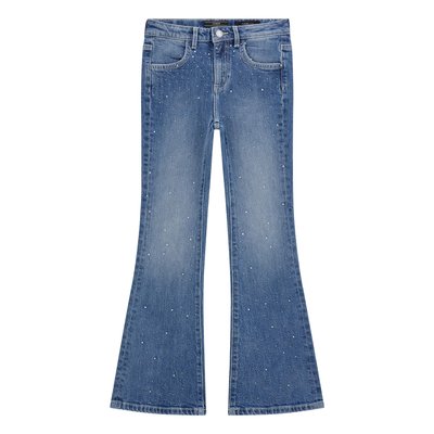 Jean Évasé Avec Logo En Strass GUESS KIDS