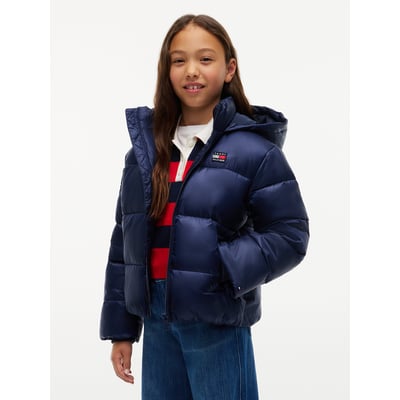 Doudoune brillante avec capuche TOMMY HILFIGER