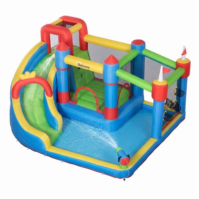 Château gonflable enfant avec gonfleur OUTSUNNY