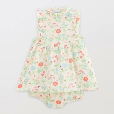 Robe sans manches et bloomer imprimé BOUT'CHOU