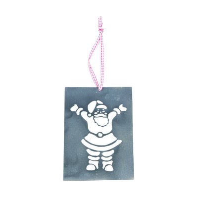 Plaque à suspendre Noël en métal (Lot de 2) JARDINDECO