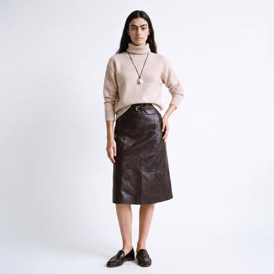 Pull col roulé coupe ample laine chaude ALORIA ARTLOVE