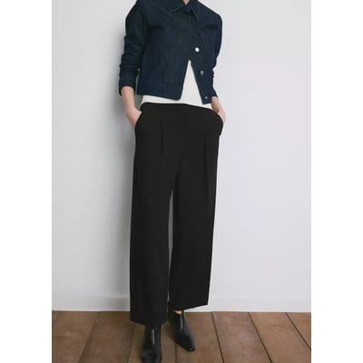 Pantalon droit pinces MANGO
