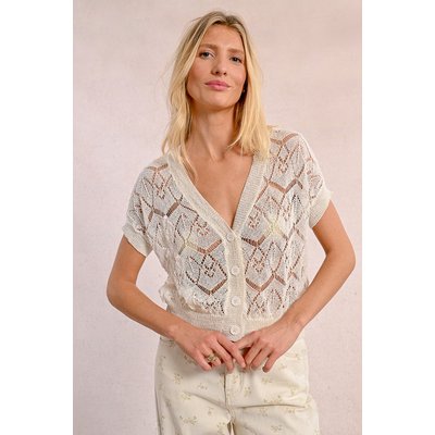 Gilet court en maille MOLLY BRACKEN