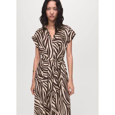 Robe chemisier imprimée MANGO