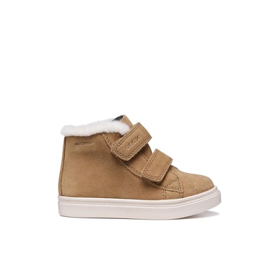 Baskets montantes fourrées, en cuir, NASHIK WATERPROOF GEOX