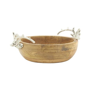 Corbeille en manguier Cerfs AUBRY GASPARD