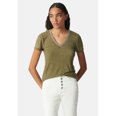 Tee-shirt cold dye col bijoux IKKS