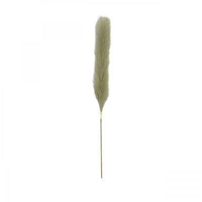 Plumeau artificiel gris 77cm lot de 3 LIGNE DECO