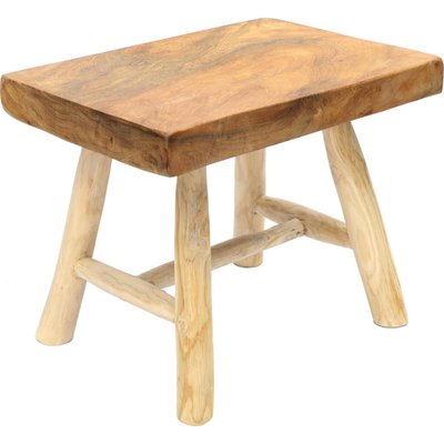 Tabouret Kediri Bazar Bizar Bois Naturel RECOLLECTION